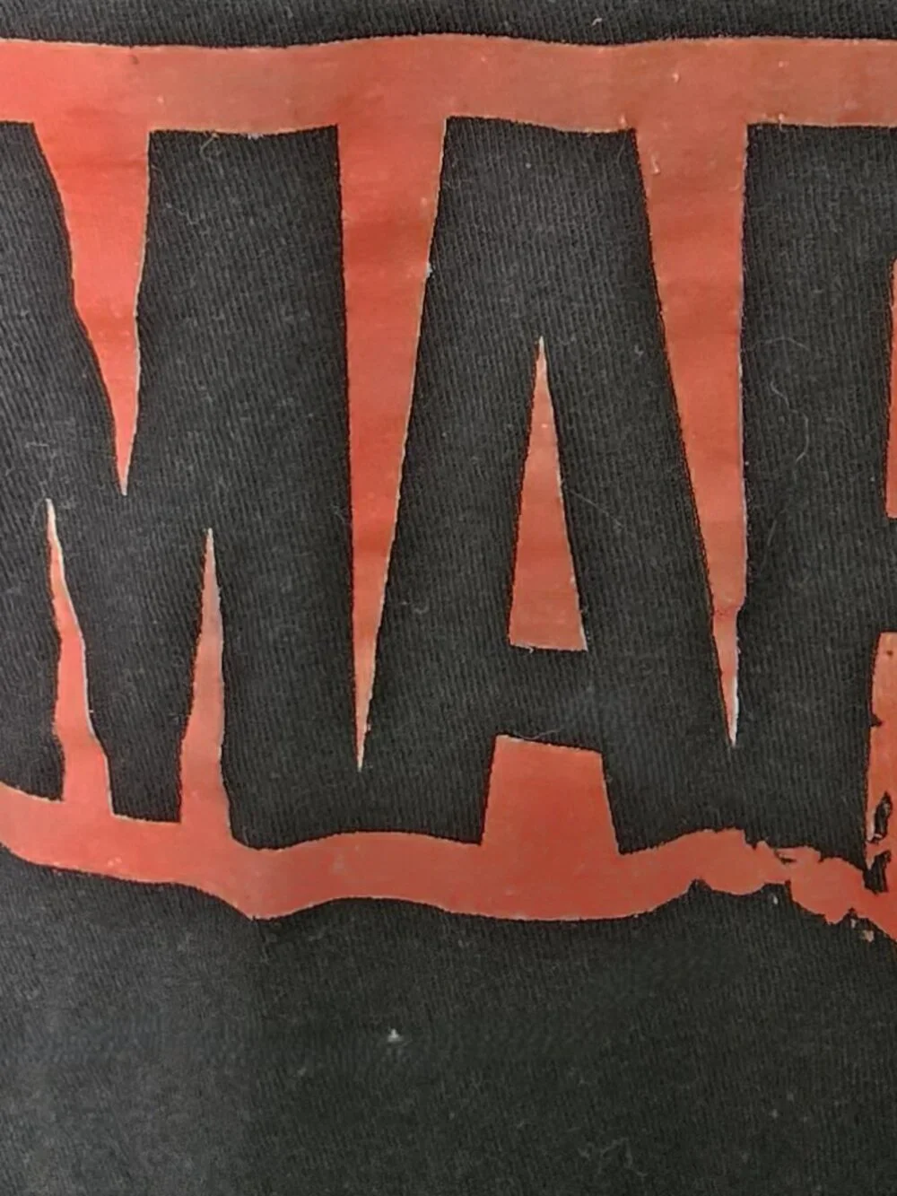 Marvel Tee Black Red Mens Size Medium
